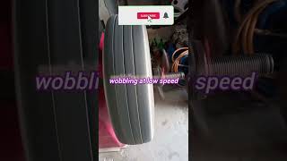 Car wobbling at Slow Speed vs vibration at high speed #speedtyrecenter #ytshorts #shorts screenshot 4