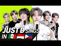 K-POP STARS sing in THREE Languages🎤 | SPN/INA/TAG | JUST B | TRANSONGLATION