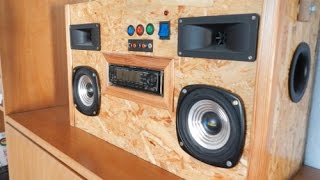 Homemade Car-Audio Boombox