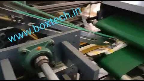 Crash lock bottom folding and gluing cartons