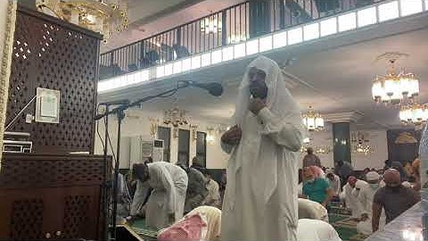 في ليلة الختام تحبير أسر الأذهان " الشيخ عمر القارئ " يتألق في تراويح ودعاء ليلة 29 من رمضان 1442