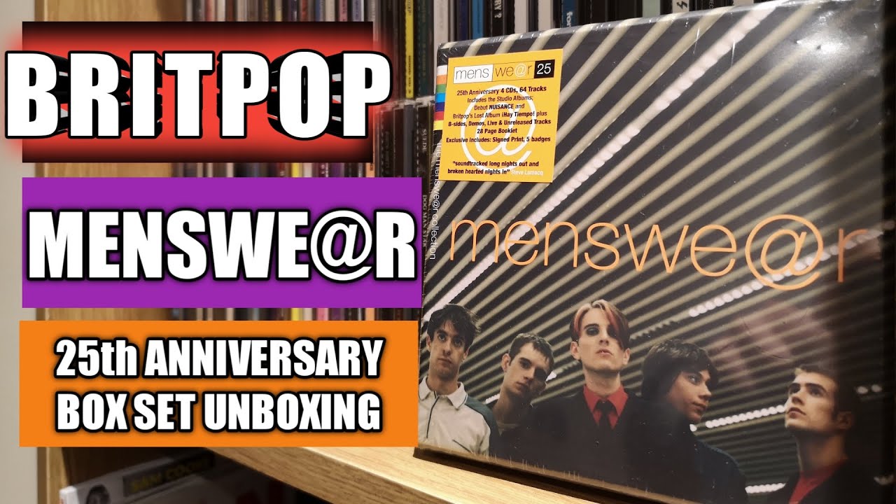 BRITPOP MENSWEAR 25TH ANNIVERSARY BOXSET UNBOXING