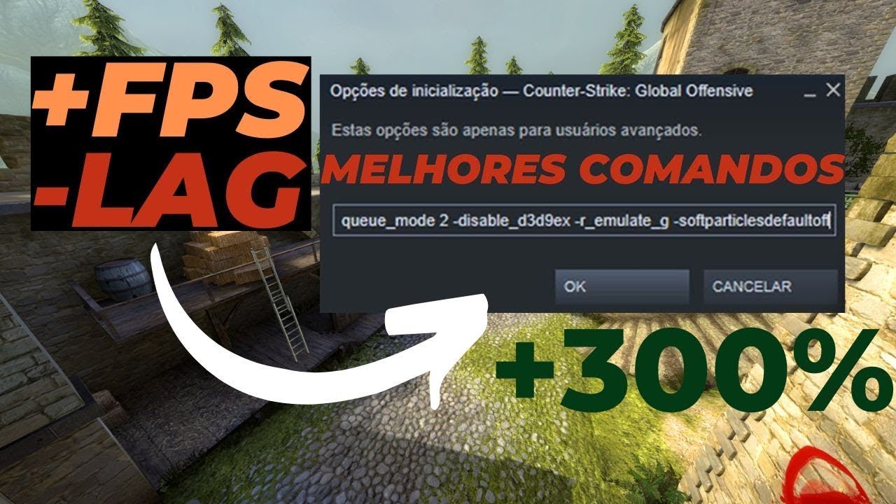 📈 MELHORES COMANDOS DE INICIALIZAÇÃO PARA AUMENTAR O FPS NO CSGO EM PC ...