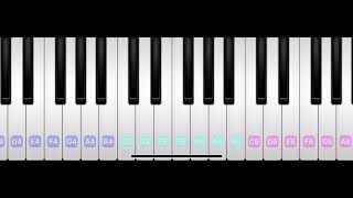 Details Rain rain go away piano keyboard, notes in the description News