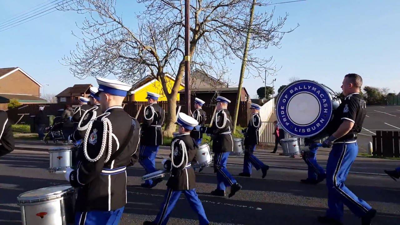 Pride of Ballymacash Flute Band On Route To There Own Parade 2018 YouTube