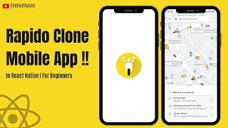 🔴Rapido App in React Native | Project Setup and Splash Screen | For Beginners