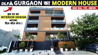 Ultra Luxurious (500 SQ YD) 4BHK builder floor in DLF Gurgaon | Luxury House Design near Golf course