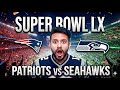 🔴 REACCIÓN EN VIVO: SUPER BOWL LX 🏆 PATRIOTS vs SEAHAWKS | ¿Drake Maye o Sam Darnold?