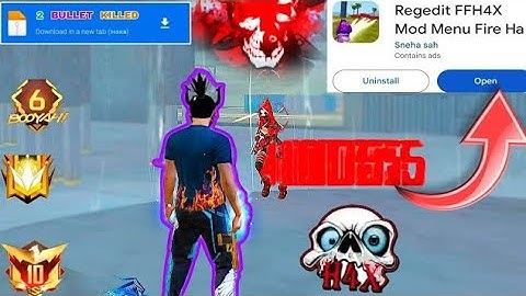 Regedit Ffh4x 🧐 Regedit H4x Mod Menu Fire Ha 🔥Free Fire Hack | How To Use Regedit Ffh4x