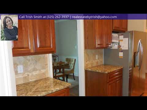 1913 Pine Valley St, San Angelo, TX home video tour