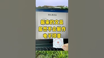 原来做电子印章这么简单的啊#电子印章 #涨知识 #办公技巧 #每天学习一点点 #职场
