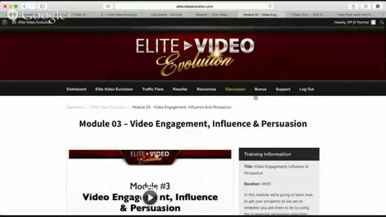 Elite Video Evolution 2.0 review - Elite Video Evolution 2.0 bonus