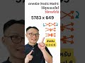 5783 × 649 เร็วมาก ⚡ Vedic Math Criss-Cross (ไม่ใช้เครื่องคิดเลข!)