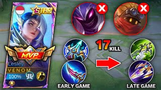 GOODBYE META HEROES! LESLEY BEST BUILD FROM EARLY GAME TO LATE GAME (recommended build)🔥