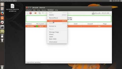 Linux Tutorial for Beginners   19   Creating Partitions with GParted