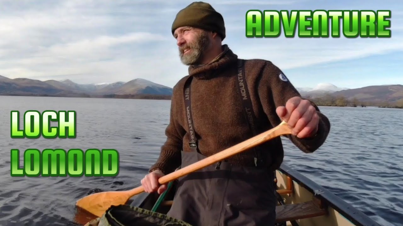 4 Days Wild Canoe Camping On Loch Lomond / Island Camp / Wallabies / Pike Fishing & Winter Storms.