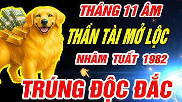 Thần tài mở lộc Tuổi NHÂM TUẤT 1982 NHẬN VẬN MAY CỰC ĐỎ CỰC GIÀU đúng Tháng 11 âm lịch 2025