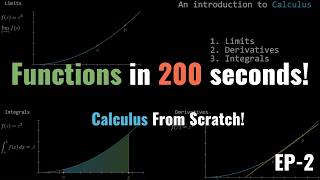 Functions in 200 Seconds! Calculus From Scratch: EP-2