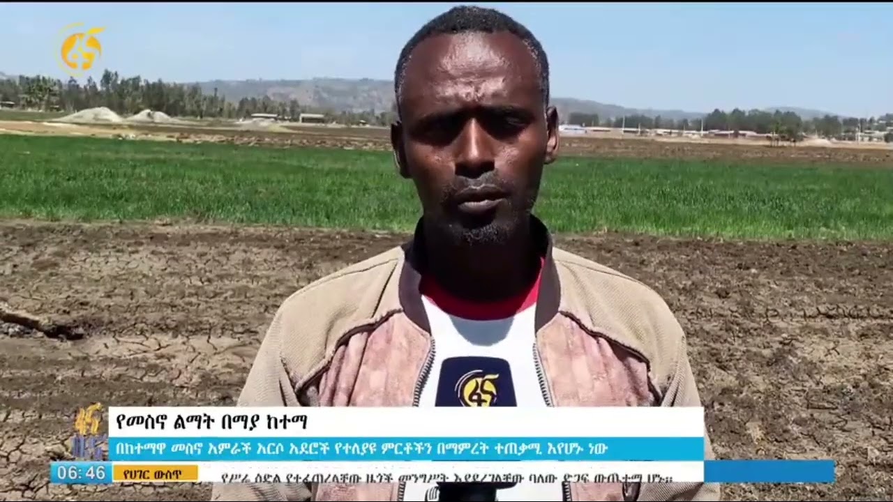 የበጋ መስኖ ልማት እንቅስቃሴ በማያ ከተማ 2018