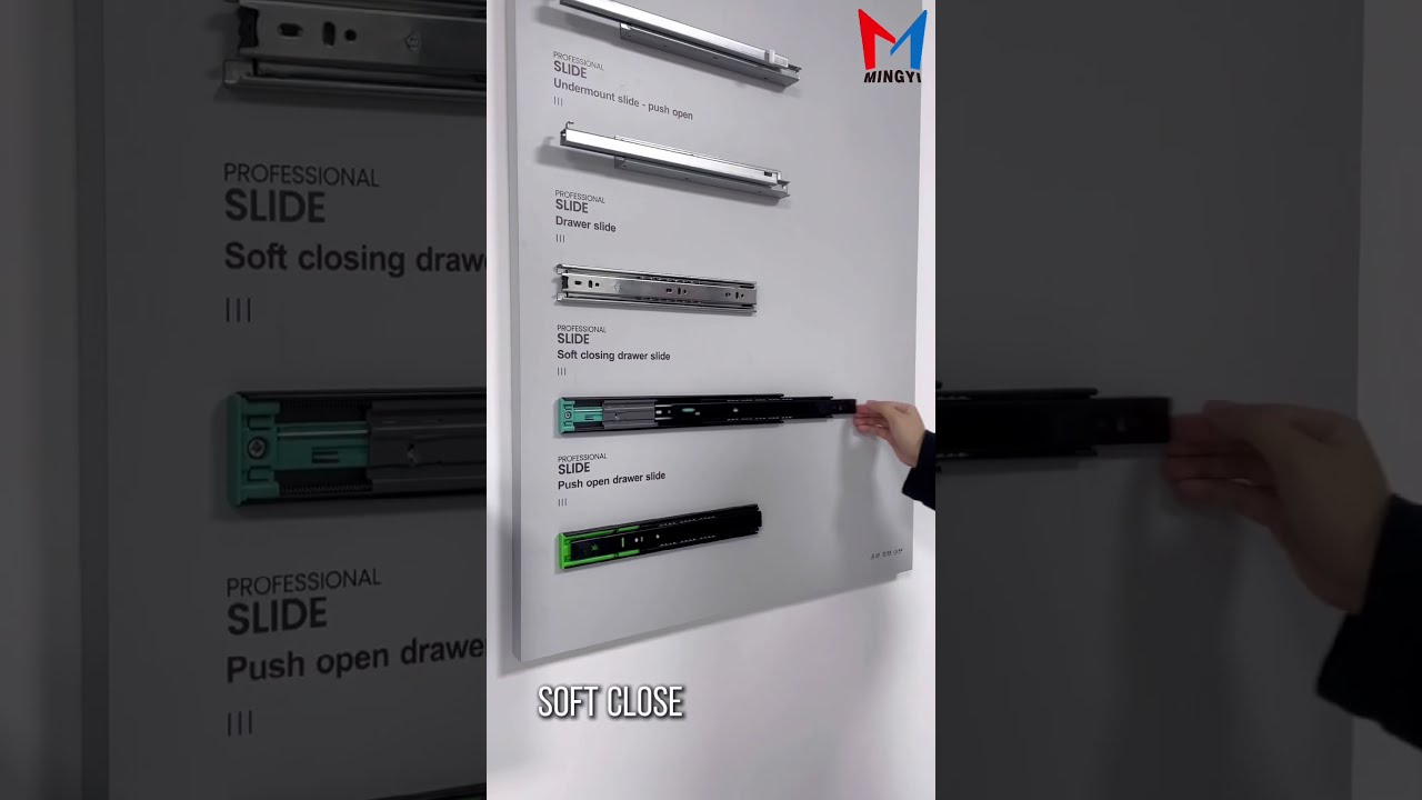 The Difference Among Normal Close Soft And Push Open Drawer Slides Shorts
