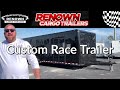 What Upgrades To Think About When Ordering A Custom Trailer | Race Car Hauler | Custom Trailers
