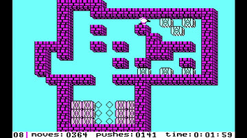 Soko-Ban MS-DOS Variant, Level 8