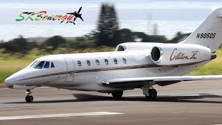 Two Cessna Citation X departing St Kitts for the same Airport in the US !!!