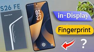 samsung s26 fe have display fingerprint sensor? | galaxy s26 fe me fingerprint lock kaise lagaye screenshot 5