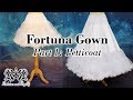 How to make a long ruffled petticoat from 3 short petticoats | Fortuna Gown Part 1