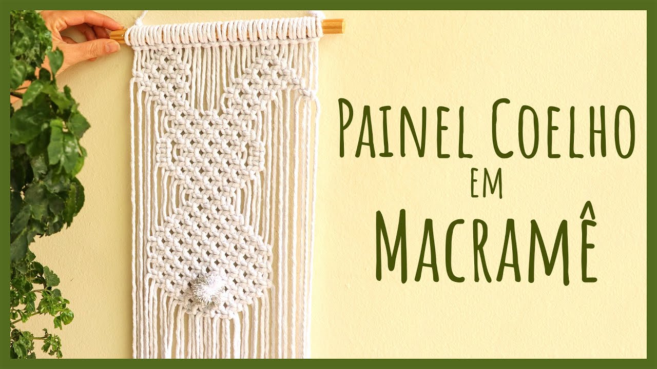 🐇 Páscoa Criativa: Painel de Coelho em Macramê