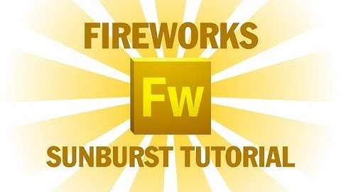 Fireworks Sunburst Tutorial Auto Shape Installation and Howto Use Guide