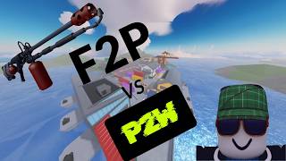 F2P vs P2W in Roblox Rivals