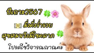 ปีเถาะ🌸(กระต่าย) มั่งคั่งมั่งมี ปาฏิหาริย์และข่าวดีตลอดปี2567#ปีกระต่าย #ดูดวง #ดวง12ราศี