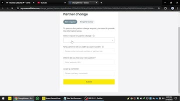 How  to change Exness IB Partner