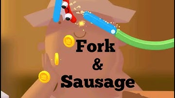 Fork N Sausage 🌭🍴 Walkthrough  All Levels Gameplay Android iOS/ satisfying games to play
