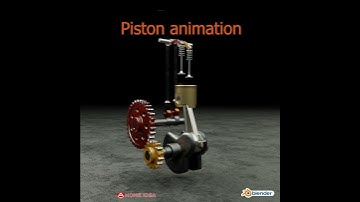 Piston animation 296 (Model blender)