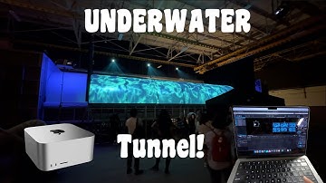 I Projection Mapped an Underwater Tunnel for a TV Show
