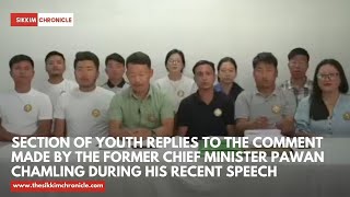 Section of youth replies to the comment made by the former Chief Minister Pawan Chamling