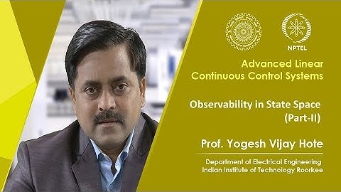 Observability in State Space (Part-II)