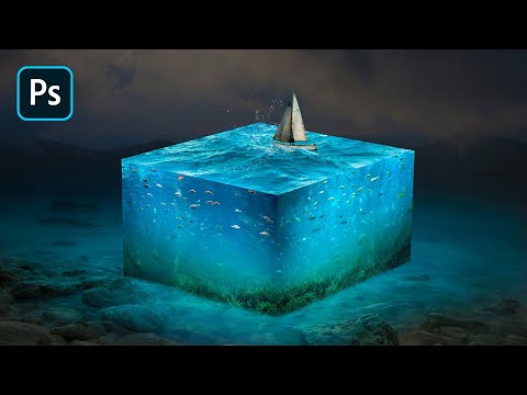 Photoshop Tutorial - Create D Water Cube Effects