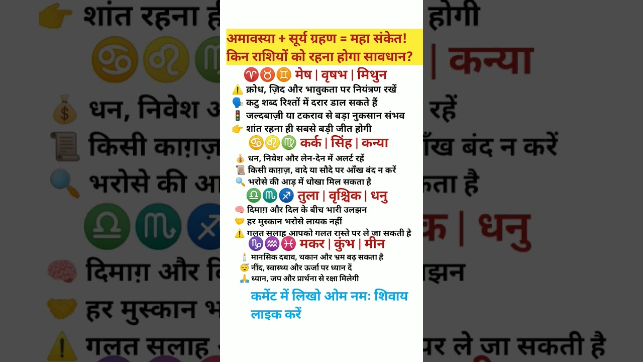 New Moon + Solar Eclipse = Signs! Which zodiac signs need to be cautious?