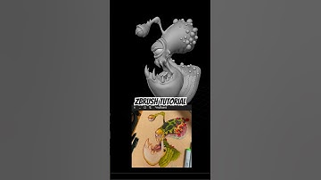 ZBrush Character Tutorial #zbrush #3d #sculpting