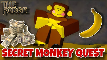 How To COMPLETE MONKEY QUEST in THE FORGE! Roblox IN HINDI