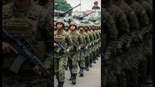 Tropical Thunder: Beautiful Female Soldiers Of Surinames National Army On Parade 🇸🇷 Resimi