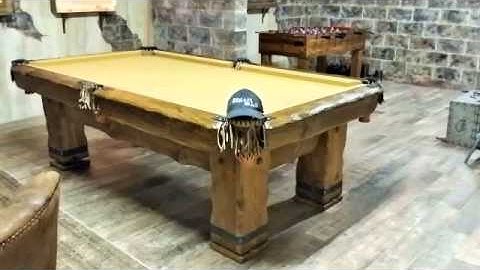 Custom Rustic Pool Table