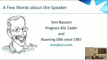 Tom Bascom Presenting "Database Performance and Resilience Tips" - PUG Challenge 2022 Vienna