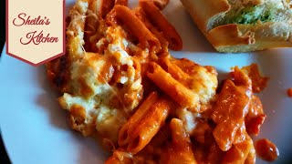 How to make pasta bake using a base of Homepride pasta sauce