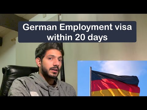 How to get German Employment Visa  within 20 days