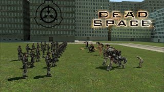 SCP Guards VS Dead Space Monsters Garry's Mod Battles