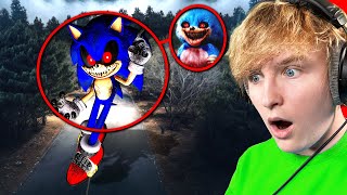 Finding SONIC.EXE with my DRONE.... (SCARY)